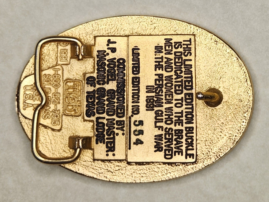 [Buckle Pic Missing] (Click here)